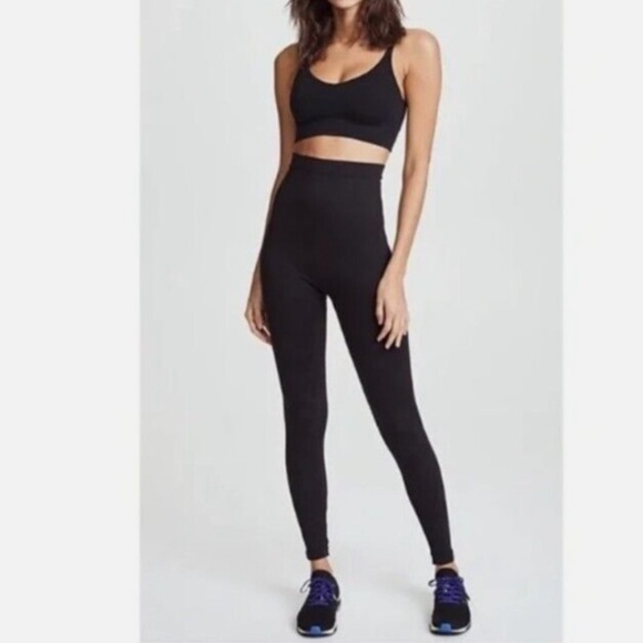 SPANX Pants - Spanx Very Black High Waisted Lamn Leggings Style 20133R Size XS NWT